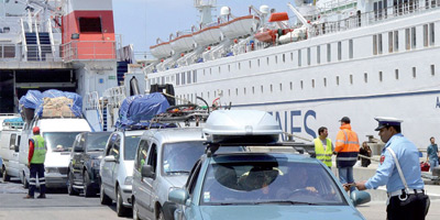Opération Marhaba 2015 : Hausse de 11% du nombre des passagers ayant transité à travers les ports du Royaume