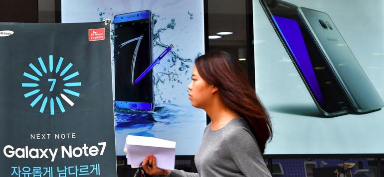 Galaxy Note 7: Samsung poursuit sa chute