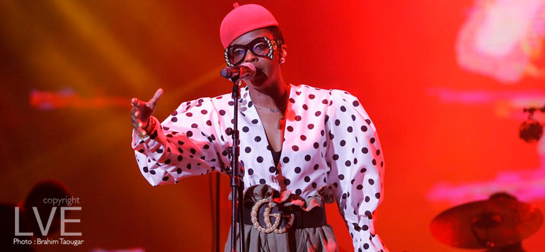 Diapo : La charismatique Lauryn Hill subjugue la scène OLM-Souissi