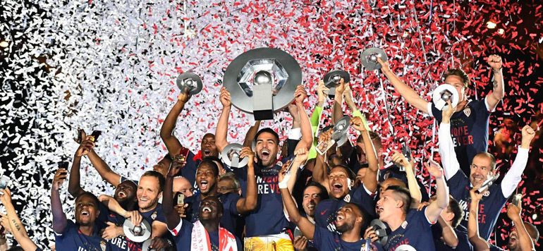 Monaco sacré champion de France de football