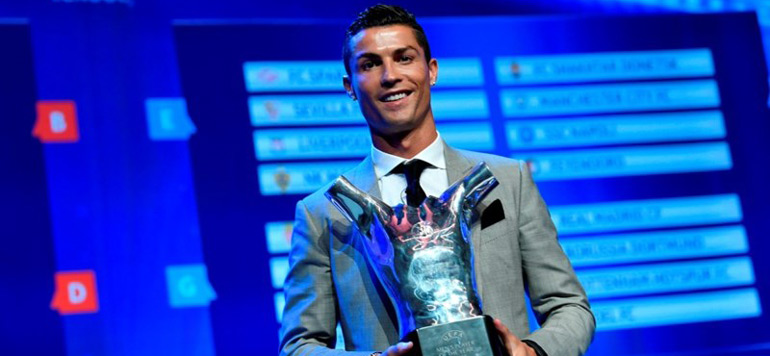Football : Sans surprise, Ronaldo élu joueur UEFA