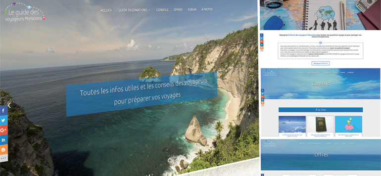 Guide des voyageurs marocains : L’info voyage en un clic