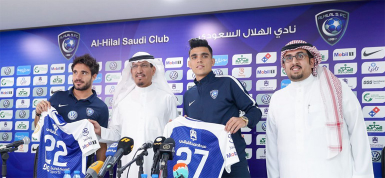 Le club Al-Hilal Saudi présente Achraf Bencherki