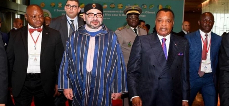 Sa Majesté préside la cérémonie de signature de 14 accords avec le Congo