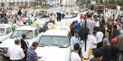 greve taxi Maroc 2013 09 23
