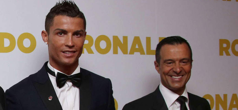 cristiano ronaldo et son agent jorge mendes