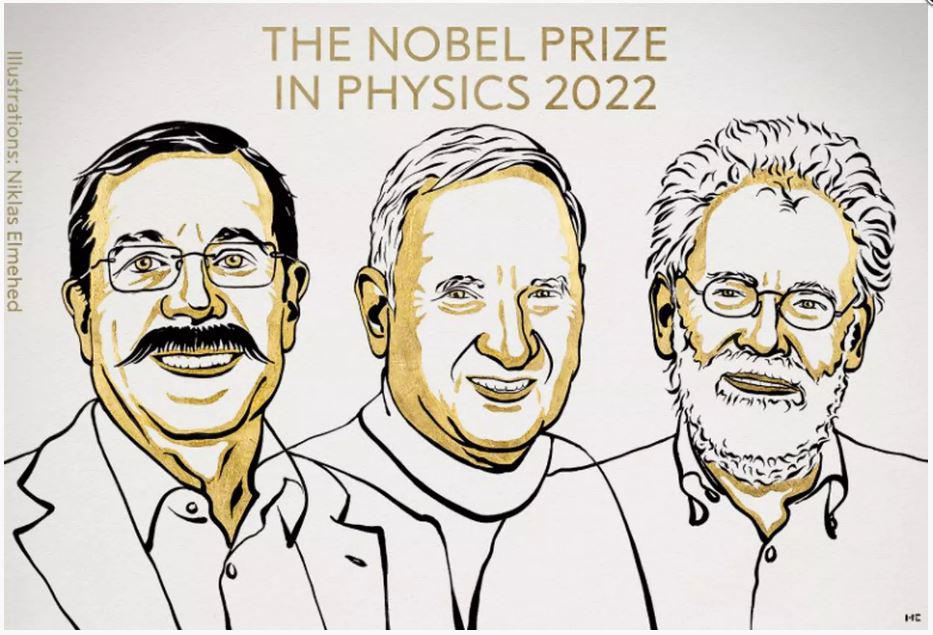 Le prix Nobel de physique décerné à un trio d'experts en mécanique quantique - La Vie éco