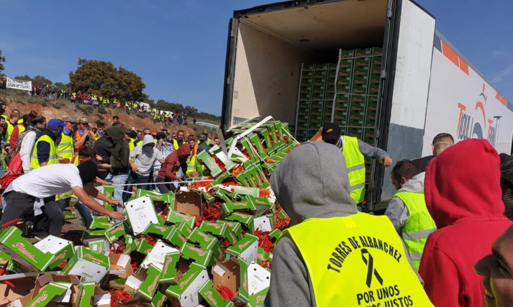 Productos agrícolas saqueados: La Comader presenta denuncia en los tribunales españoles